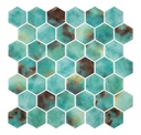 MOSAIC HEXAGON SHEET XL 28.4 X 28.6 MAUI