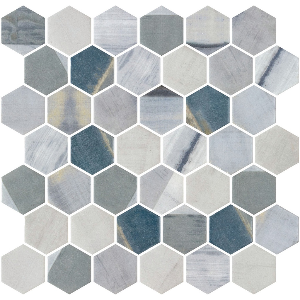MOSAIC HEXAGON SHEET XL 28.4 X 28.6 NORA