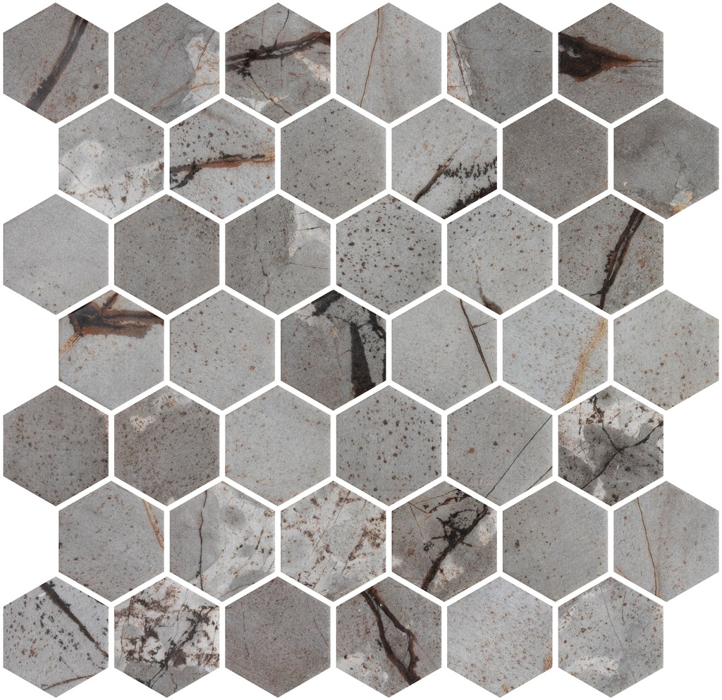 MOSAIC HEXAGON SHEET XL 28.4 X 28.6 YUMA MATTE