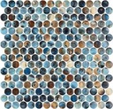 MOSAIC SHEET 28.4 X 28.7 PENNY PRINT