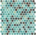 شيت موزاييك زجاجي 28.4 × 28.7 بيني ماوي