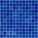 MOSAIC TILES 2.5 SHEET 31 X 31.6 WAVY SA102 BLUE