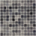 MOSAIC TILES 2.5 SHEET 31 X 31.6 WAVY SA107 LIGHT BLACK