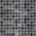 MOSAIC TILES 2.5 SHEET 31 X 31.6 WAVY SA108 BLACK