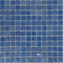 MOSAIC TILES 2.5 SHEET 31 X 31.6 WAVY TITANIUM SA401 BLUE