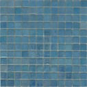 MOSAIC TILES 2.5 SHEET 31 X 31.6 WAVY TITANIUM SA406 LIGHT BLUE