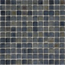 MOSAIC TILES 2.5 SHEET 31 X 31.6 WAVY TITANIUM SA408 BLACK