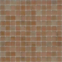 MOSAIC TILES 2.5 SHEET 31 X 31.6 WAVY TITANIUM SA411 LIGHT ORANGE