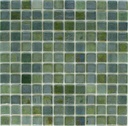 MOSAIC TILES 2.5 SHEET 31 X 31.6 WAVY TITANIUM SA414 GREEN