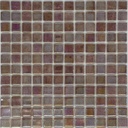 MOSAIC TILES 2.5 SHEET 31 X 31.6 WAVY TITANIUM SA424 BROWN