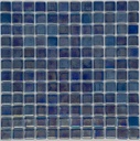 MOSAIC TILES 2.5 SHEET 31 X 31.6 WAVY TITANIUM SA426 ABHUR DARK BLUE