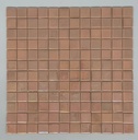 MOSAIC TILES 2.5 SHEET 31 X 31.6 PURE TITANIUM SA318 LIGHT ORANGE