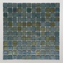 MOSAIC TILES 2.5 SHEET 31 X 31.6 PURE TITANIUM SA319 DARK GREEN