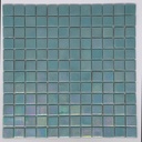MOSAIC TILES 2.5 SHEET 31 X 31.6 PURE TITANIUM SA323 TURQUOISE