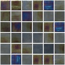 MOSAIC TILES 5 SHEET 31 X 31.6 PROUD TITANIUM SA5405 LIGHT BLACK