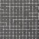 MOSAIC TILES 2.5 X 2.5 SHEET 31 NO 2009 DARK GREY SOLID MESH
