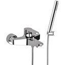 EXPOSED BATH/SHOWER MIXER WITH FLEXIBLE AND DUPLEX SHOWER CHROME NO OM610434CR