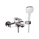 TIARA EXPOSED BATH MIXER WITH DIVERTER AND SHOWER KIT FLEXIBLE CHROME NO TA610CR