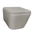 ITALIAN WALL MOUNTED TOILET NO STS06AT WITH COVER NO ST020AT MATTE GRAY