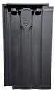 SPANISH ROOF TILES PIECE IBANO BLACK COLOR