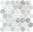 MOSAIC HEXAGON SHEET XL 28.4 X 28.6 SHABBY TERRA MATTE