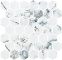 MOSAIC HEXAGON SHEET XL 28.4 X 28.6 BRESCIA MATTE