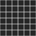 MOSAIC TILES 5 SHEET 31.6 X 31.6 PURE SOLID SA5110 BLACK