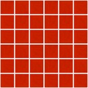 MOSAIC TILES 5 SHEET 31.6 X 31.6 PURE SOLID SA5113 RED