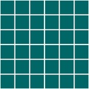 MOSAIC TILES 5 SHEET 31.6 X 31.6 PURE SOLID SA5122 DARK TURQUOISE