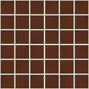 MOSAIC TILES 5 SHEET 31.6 X 31.6 PURE SOLID SA5131 BROWN