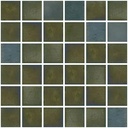 MOSAIC TILES 5 SHEET 31.6 X 31.6 PURE TITANIUM SA5219 DARK GREEN