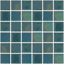 MOSAIC TILES 5 SHEET 31.6 X 31.6 PURE TITANIUM SA5222 DARK TURQUOISE